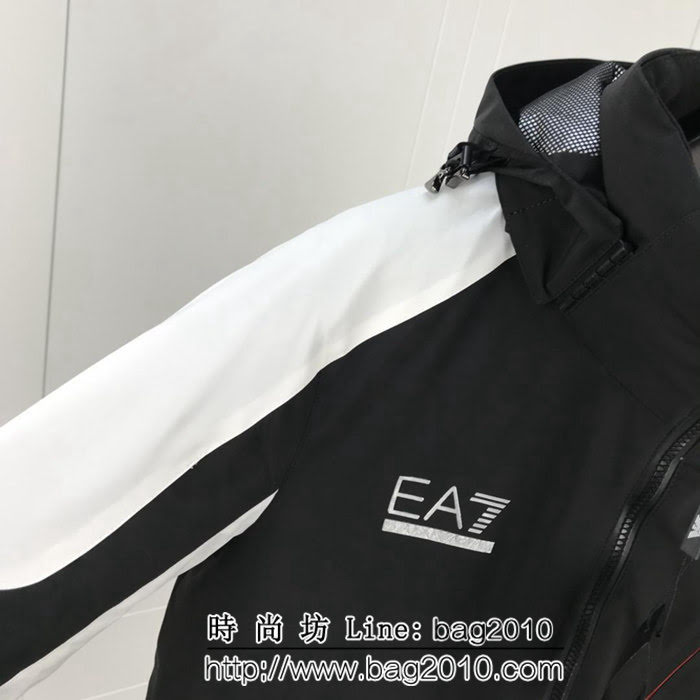 Amani阿瑪尼 高端系列 戶外功能性 男款黑色羽絨服 ydi2185